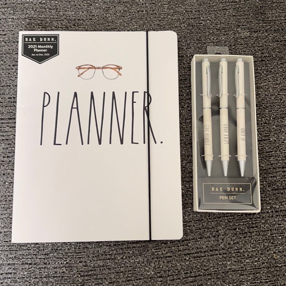 Rae Dunn Pen & Notebook Set